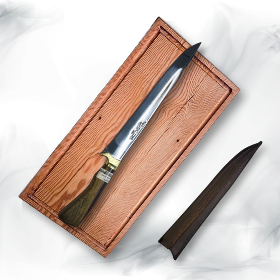 Combo Tabla mas Cuchillo Mango Madera